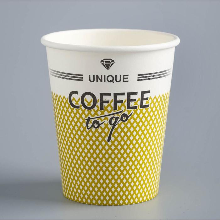 

Стакан "Coffe to go" для горячих напитков, 250 мл, диаметр 80 мм (50 шт), Разноцветный