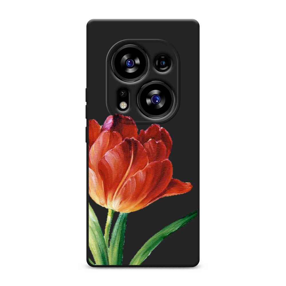 

Чехол Awog на Tecno Phantom X2/X2 Pro "Красный тюльпан", Оранжевый;зеленый, 303250-1