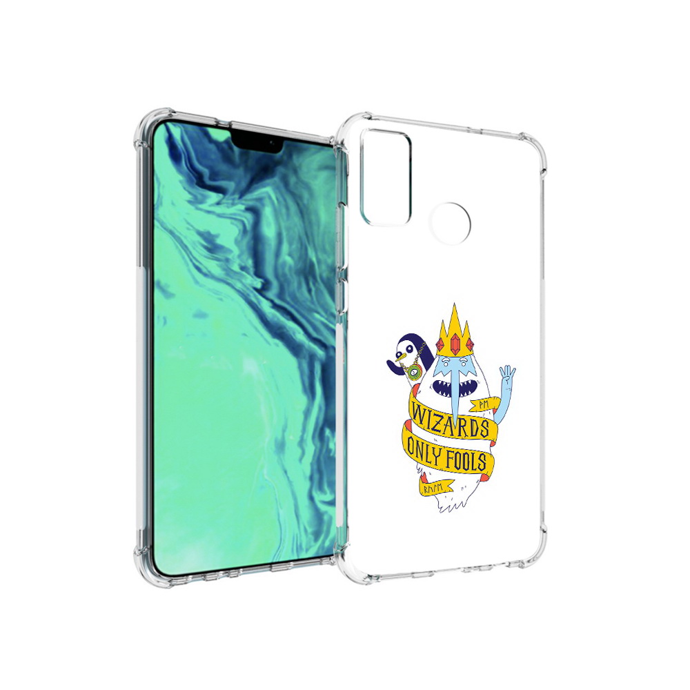 

Чехол MyPads Tocco для Huawei 9X Lite время приключений снежный король, Прозрачный, Tocco