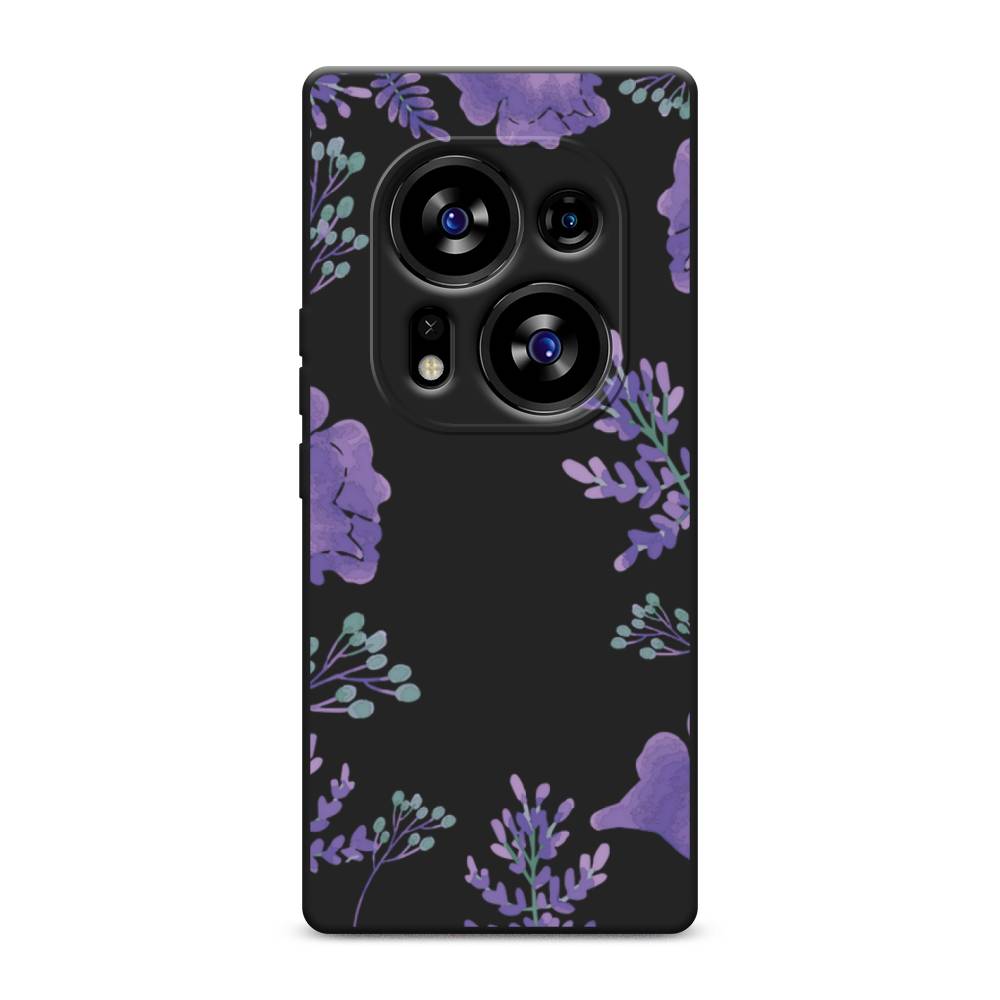 

Чехол Awog на Tecno Phantom X2/X2 Pro "Сиреневая цветочная рамка", Прозрачный;фиолетовый, 303250-1