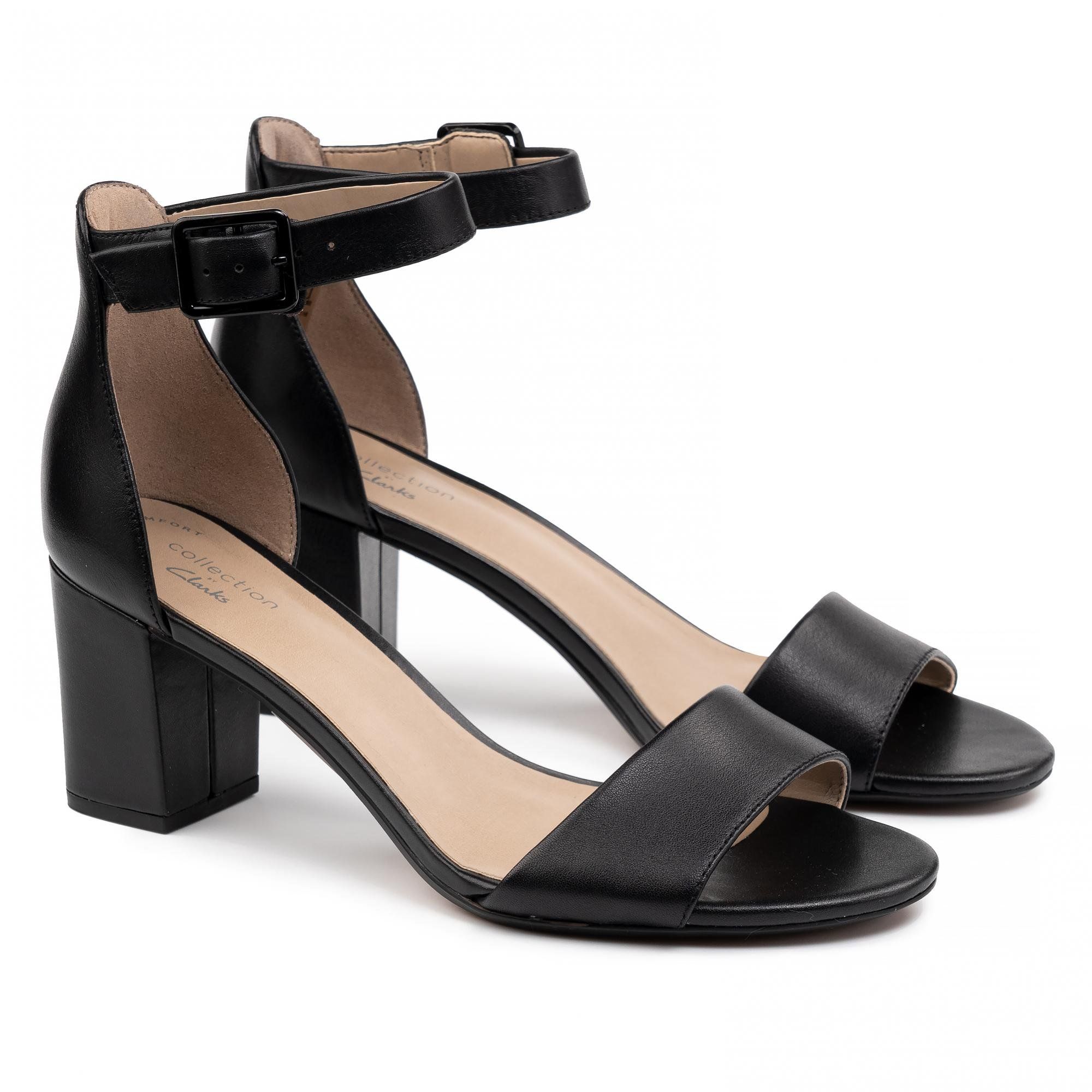 

Босоножки женские Clarks Deva Mae 26140007 черные 37.5 EU, Черный, Deva Mae 26140007
