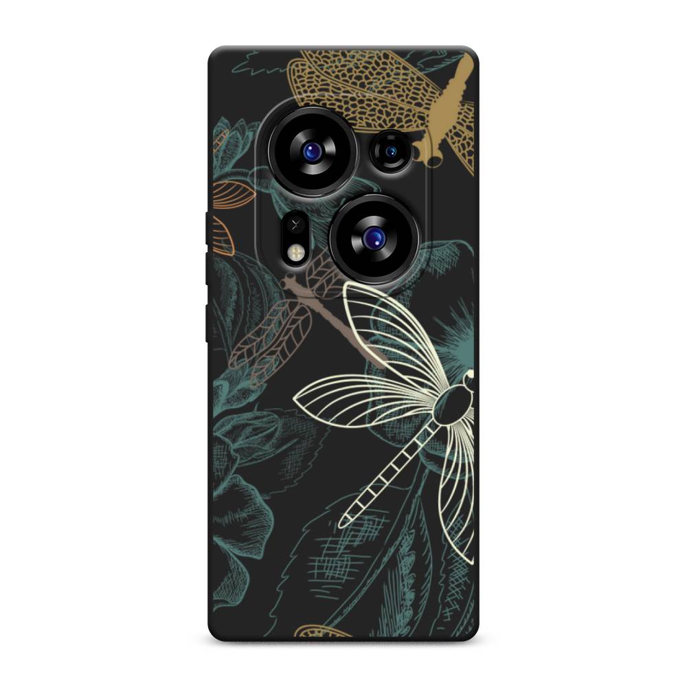 

Чехол Awog на Tecno Phantom X2/X2 Pro "Тени стрекоз", Коричневый;зеленый;белый, 303250-1