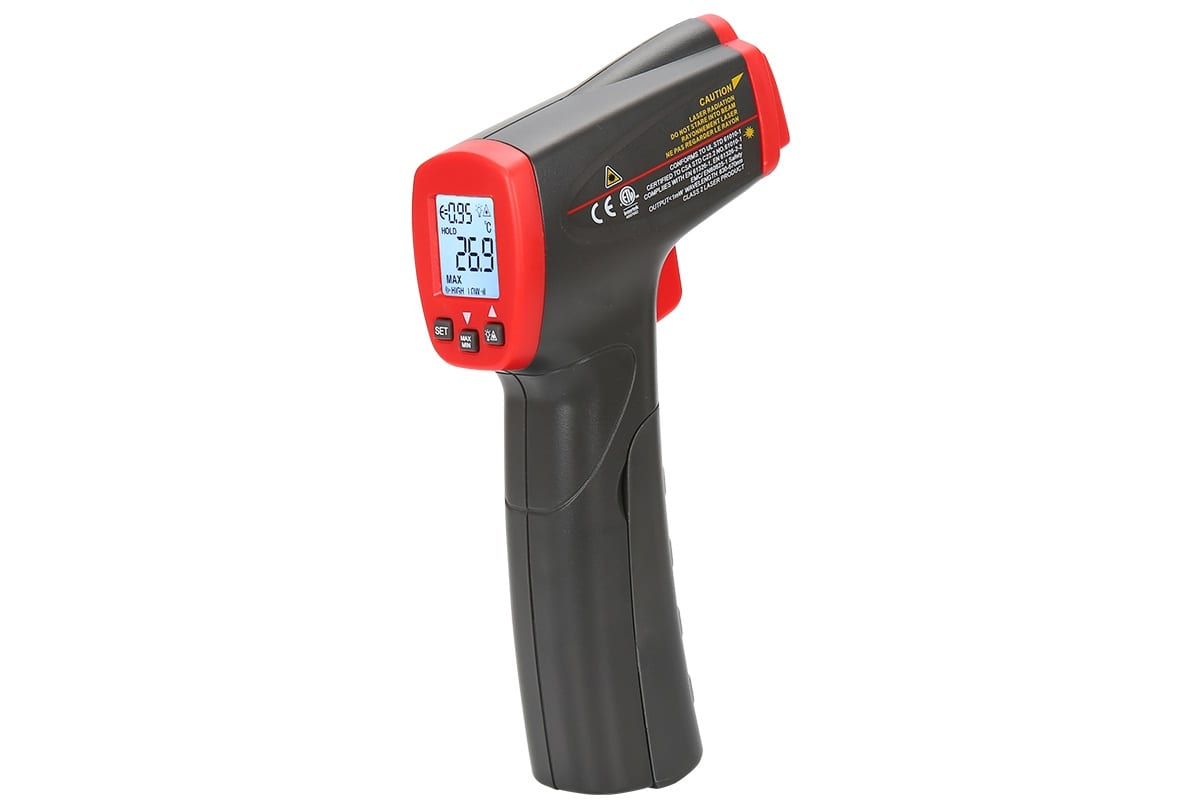 

Инфракрасный цифровой термометр-пирометр UNI-T UT300S, -32c/+400c, 00-00004259