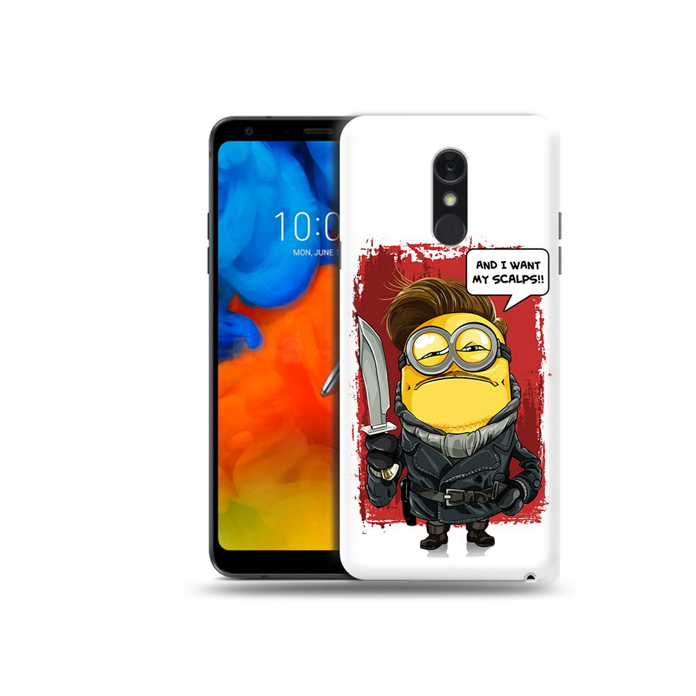 

Чехол MyPads Tocco для LG Q Stylus миньон убийца, Прозрачный, Tocco