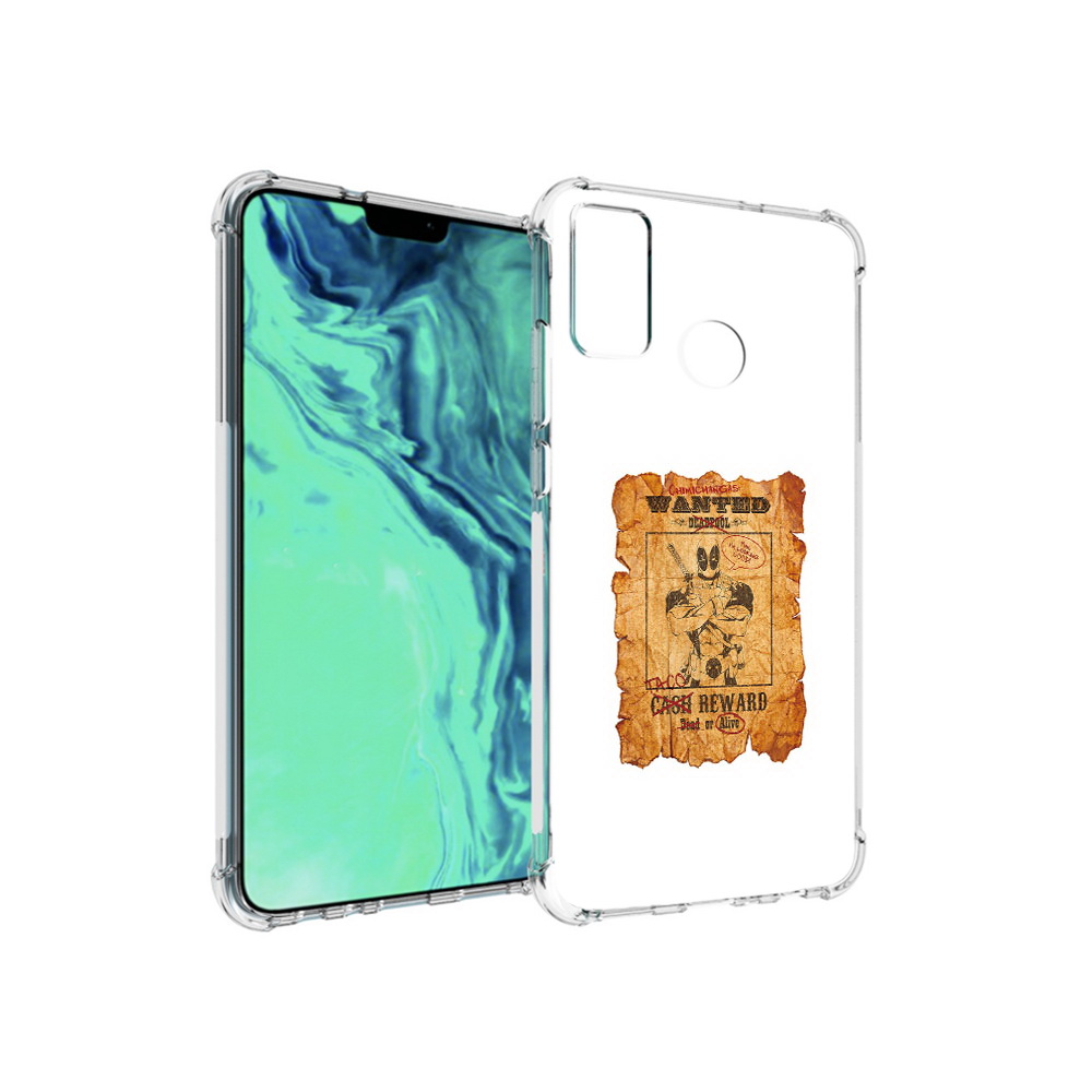 Чехол MyPads Tocco для Huawei 9X Lite дедпул