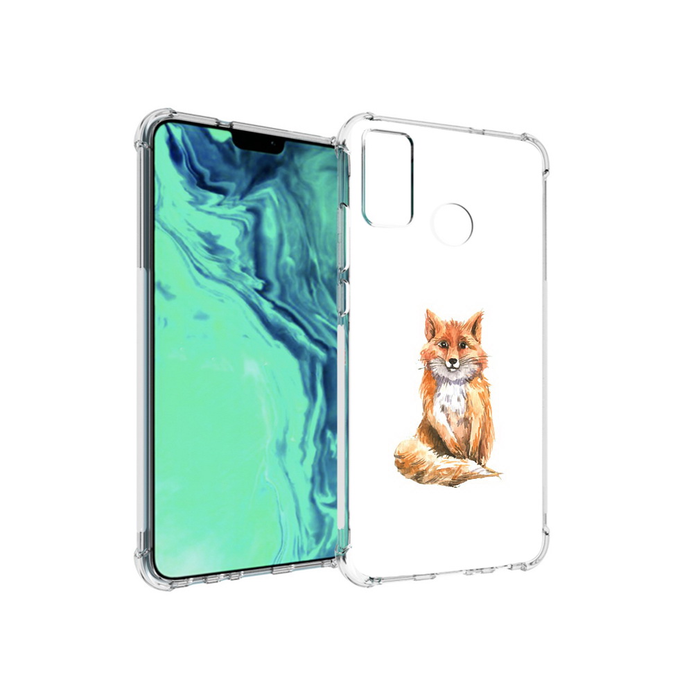 

Чехол MyPads Tocco для Huawei 9X Lite детская лиса, Прозрачный, Tocco