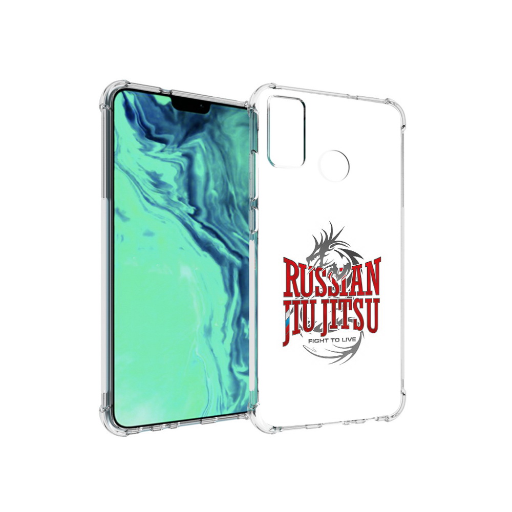 

Чехол MyPads Tocco для Huawei 9X Lite джиу джитсу, Прозрачный, Tocco