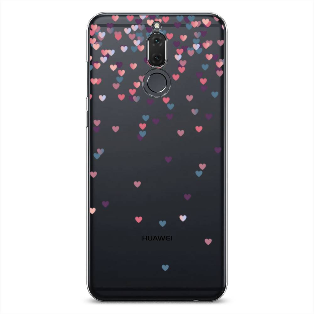 

Чехол на Huawei Nova 2i "Посыпка сердечки", Розовый;фиолетовый, 6120550-3