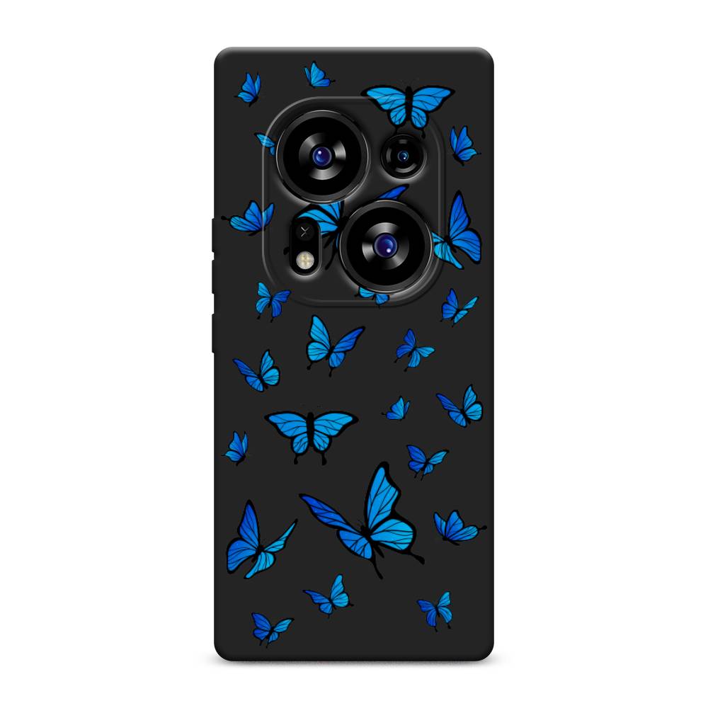 

Чехол Awog на Tecno Phantom X2/X2 Pro "Синие бабочки", Синий;белый, 303350-1