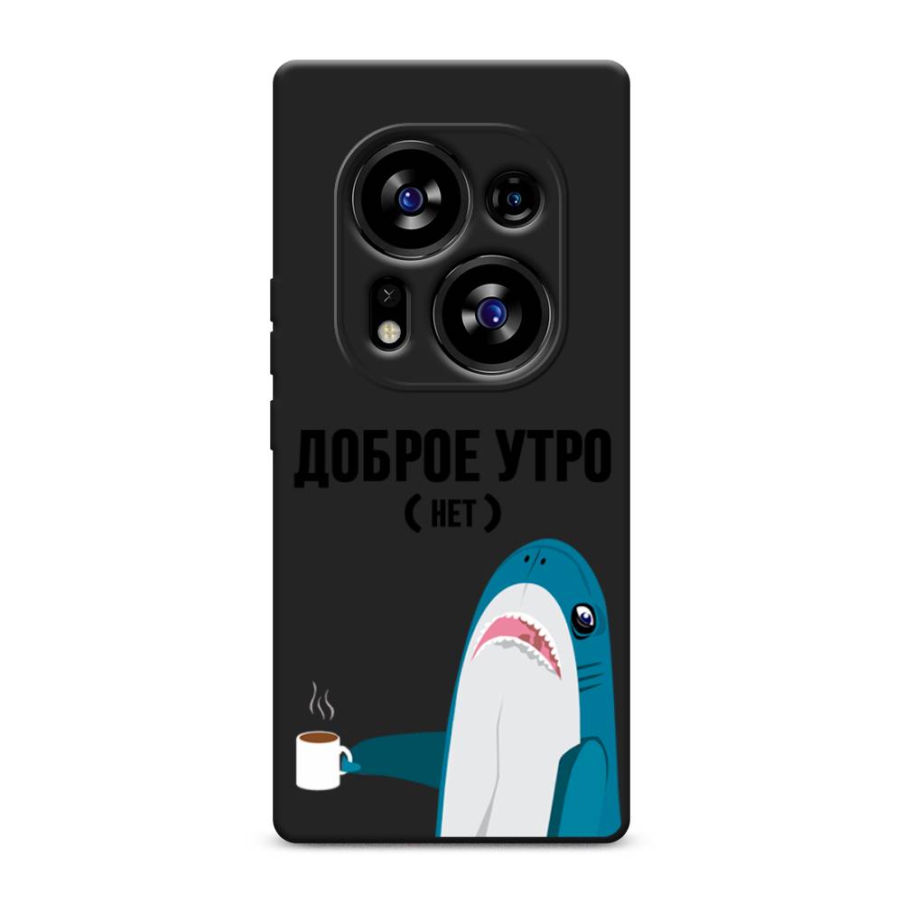 

Чехол Awog на Tecno Phantom X2/X2 Pro "Доброе утро", Синий;белый;черный, 303350-1