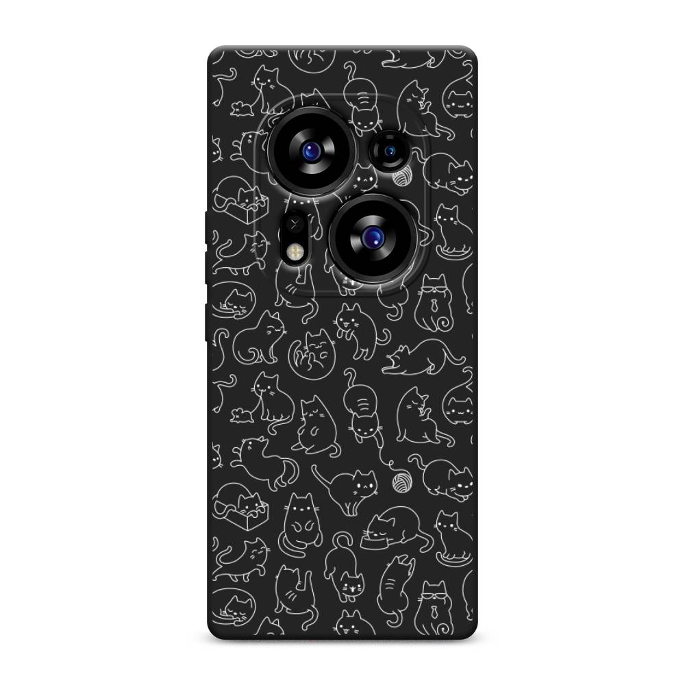 

Чехол Awog на Tecno Phantom X2/X2 Pro "Шкодливые котики", Прозрачный;бежевый, 303350-1