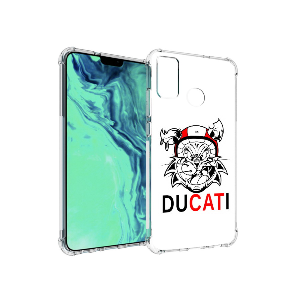 

Чехол MyPads Tocco для Huawei 9X Lite дукати, Прозрачный, Tocco