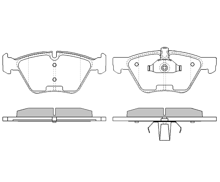 

Колодки Тормозные Перед Bmw 5 E60 Sat арт. ST-34116763617