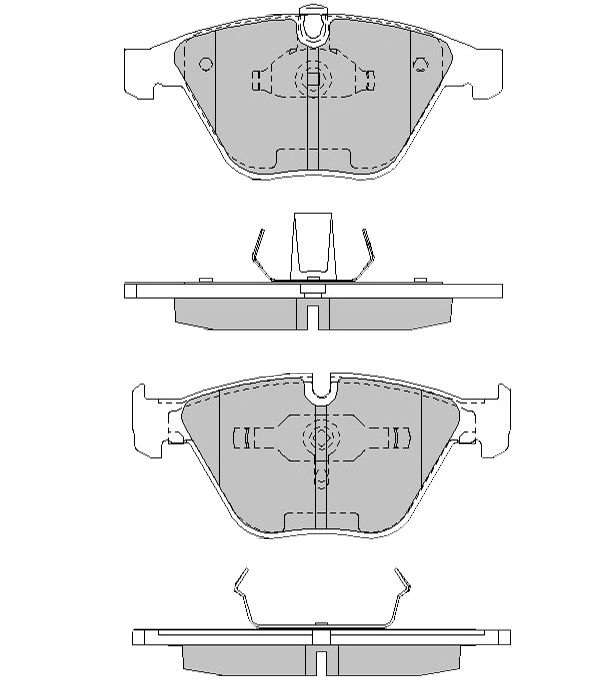 

Колодки Тормозные Перед Bmw E82/E90/92/90/E60/63/65/E89/E84 Sat арт. ST-34116794917