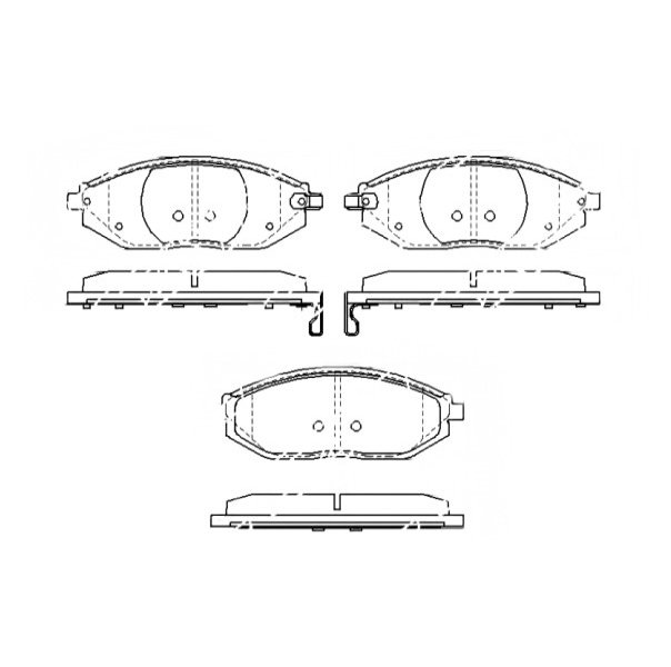 

Колодки Тормозные Перед Chevrolet Spark 10- Sat арт. ST-96682858