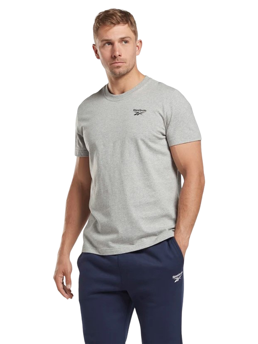 

Футболка мужская Reebok HS7114 серая L, Серый, HS7114