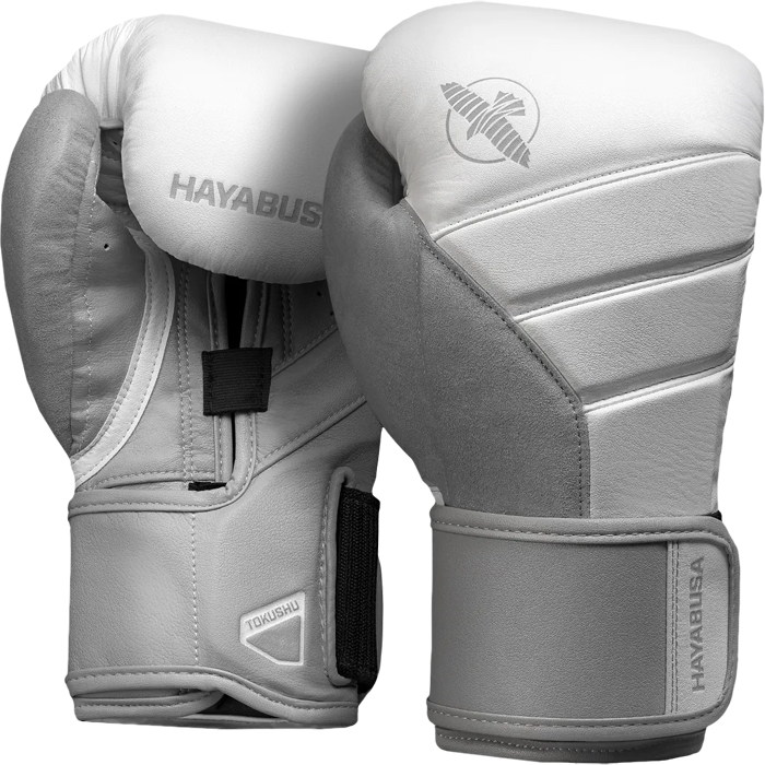 Перчатки Hayabusa T3 White/Grey 16 oz