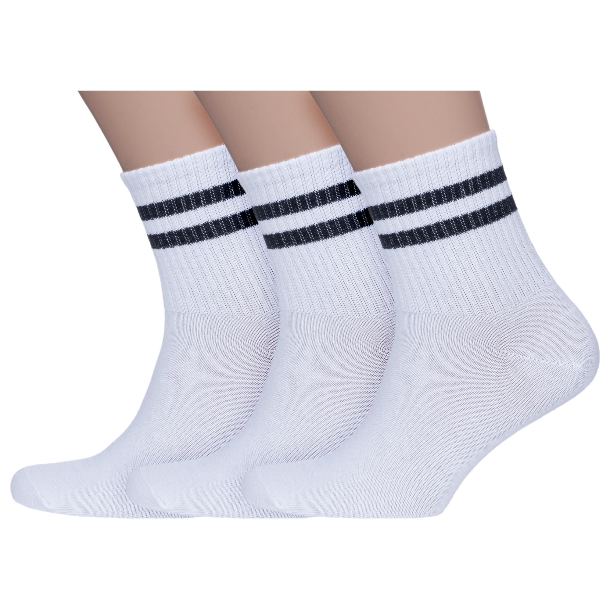 Комплект носков мужских НАШЕ 3-522С81 белых 25