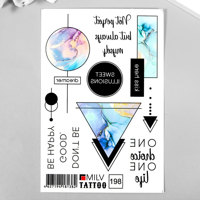 

Татуировка на тело "Sweet illusions" 10х15 см