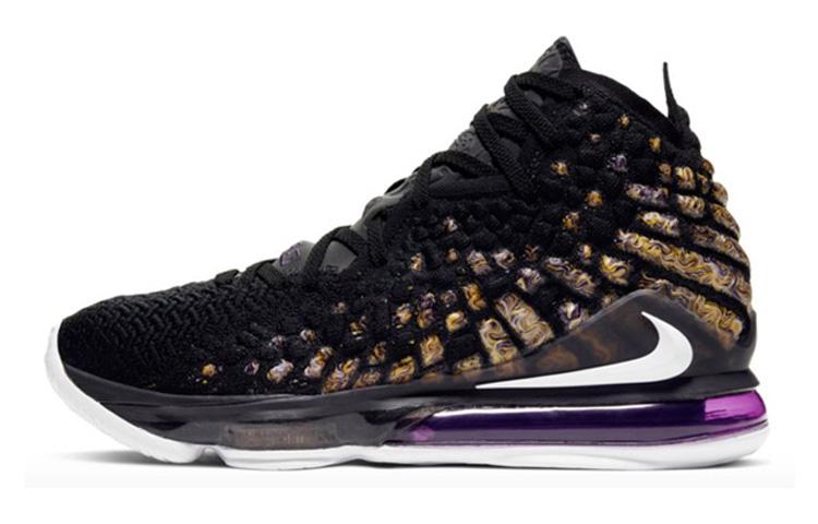 

Кроссовки унисекс Nike Lebron 17 черные 40 EU, Черный, Lebron 17