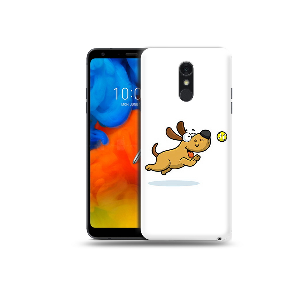 

Чехол MyPads Tocco для LG Q Stylus пёсик, Прозрачный, Tocco