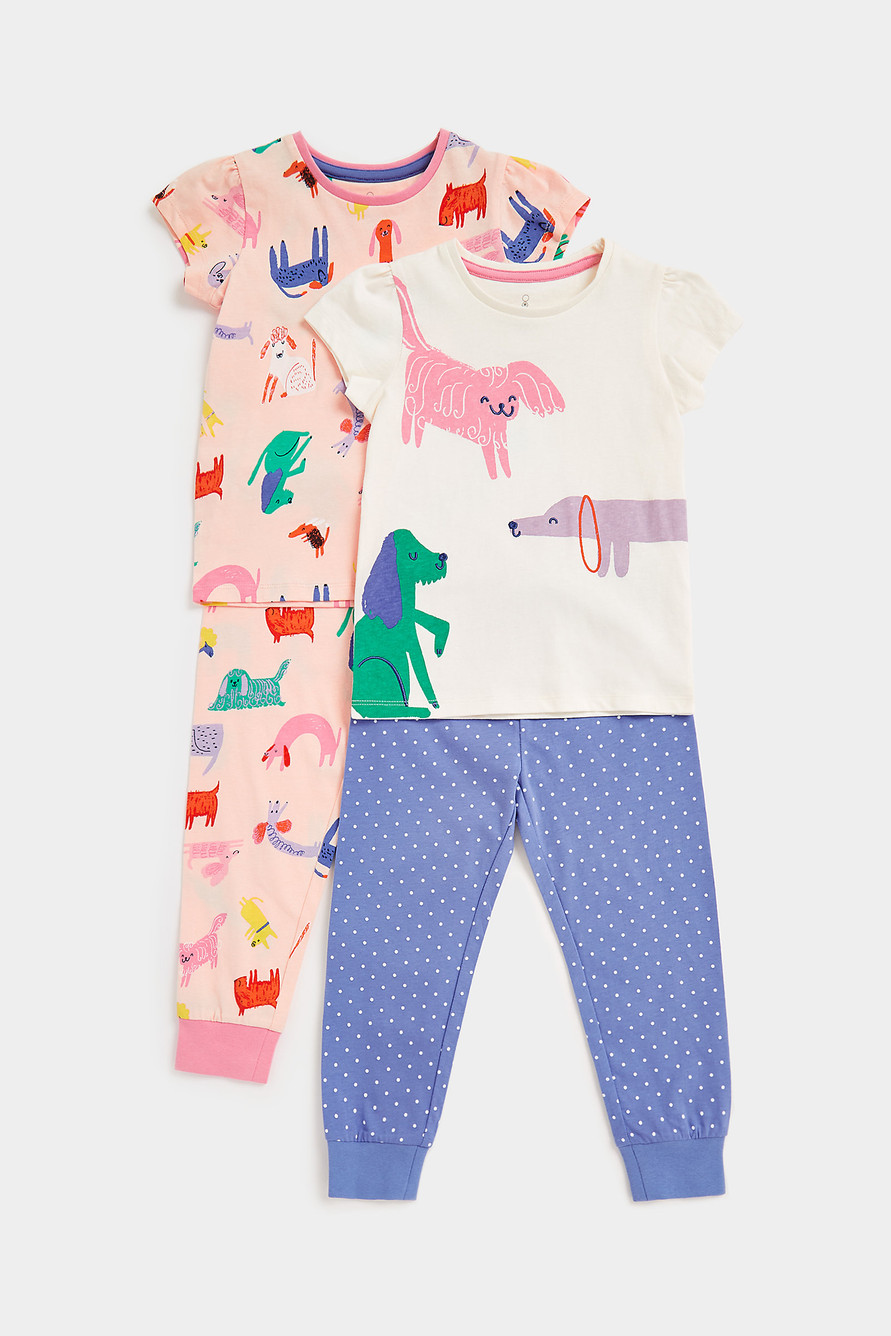 

Пижама детская Mothercare MC-CA764, белый, синий, розовый, 134, 2 шт, MC/CA764
