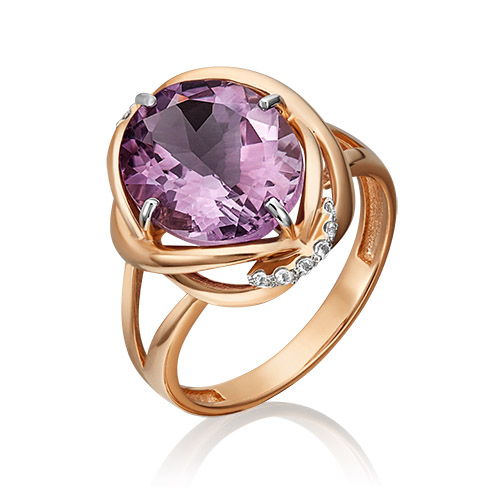 

Кольцо из золота р. , PLATINA jewelry 01-5402-00-225-1110-46, аметист\топаз, 01-5402-00-225-1110-46