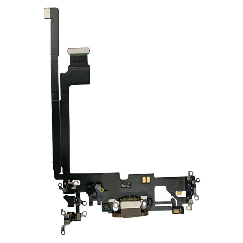 

Шлейф BaseMarket для Apple iPhone 12 Pro Max на разъем зарядки/микрофон (золотой)