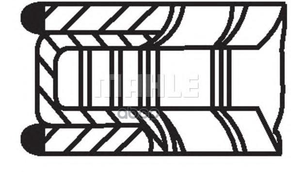 

Кольца Поршневые (Комплект На 1 Цилиндр) Gm/Opel Mot.1,6l /+0,50mm Knecht/Mahle 01108v2 Ma