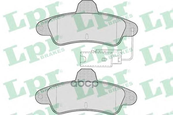 

Колодки Тормозные Ford Mondeo 1.6-2.5 93-00 Задние С Датч. Lpr арт. 05P716