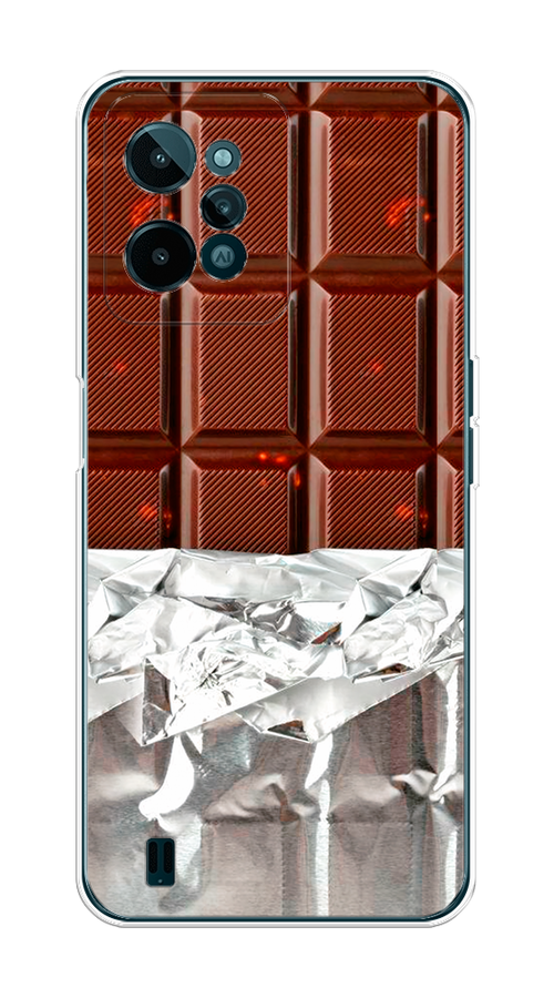 

Чехол на Realme C31 "Шоколад в обертке", Коричневый, 259350-6