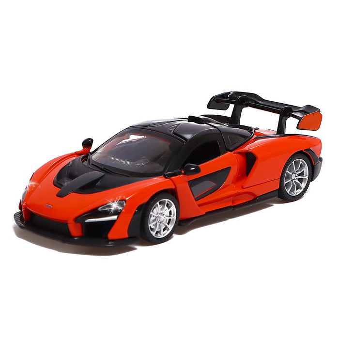 фото Машина металлическая mclaren senna, 1:32, открываются двери, цвет оранжевый nobrand