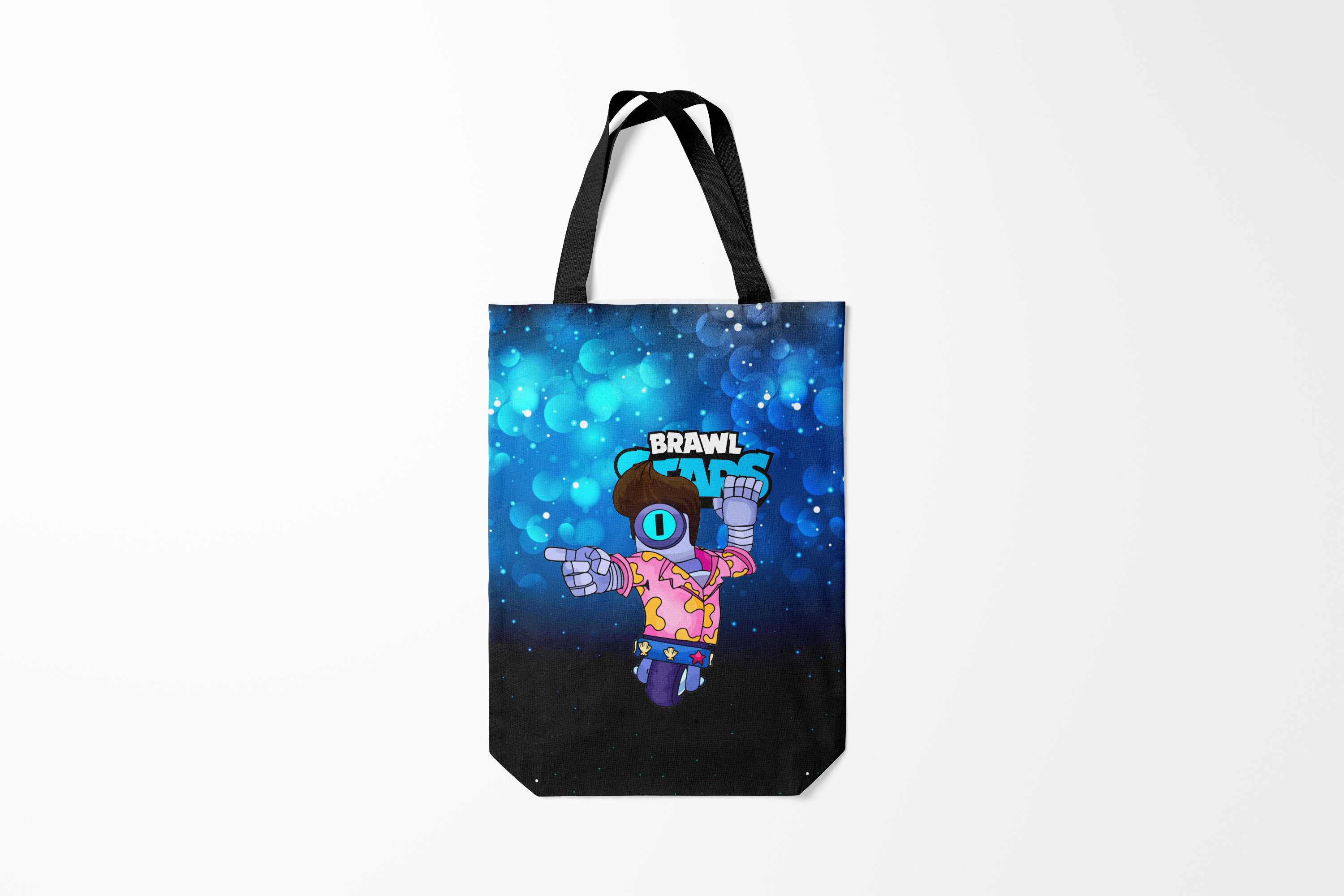 

Сумка шoппер унисекс Burnettie Brawl Stars STU СТУ,, Brawl Stars STU СТУ