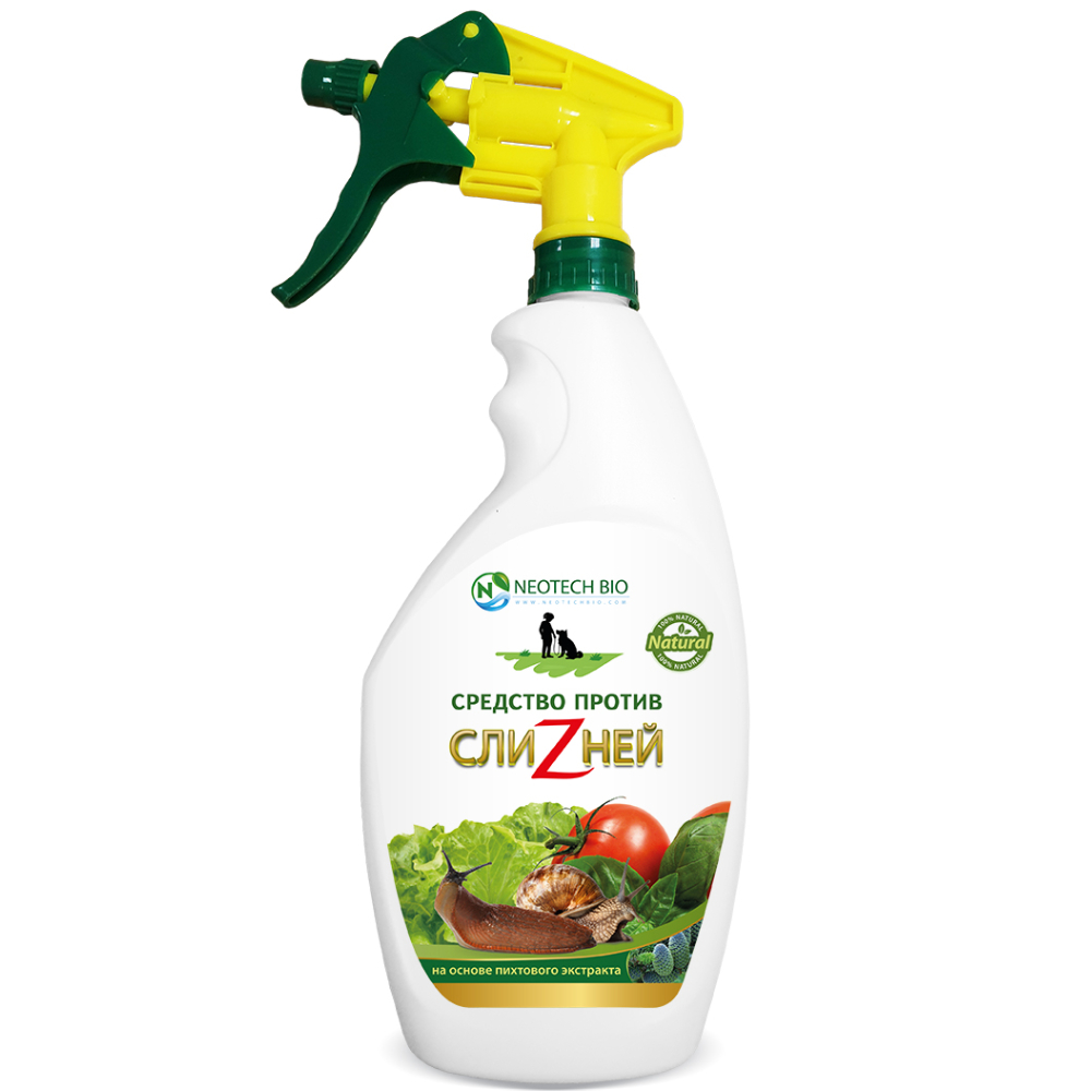 

Спрей NEOTECH BIO против слизней и улиток, флакон 500 мл, против слизней и улиток