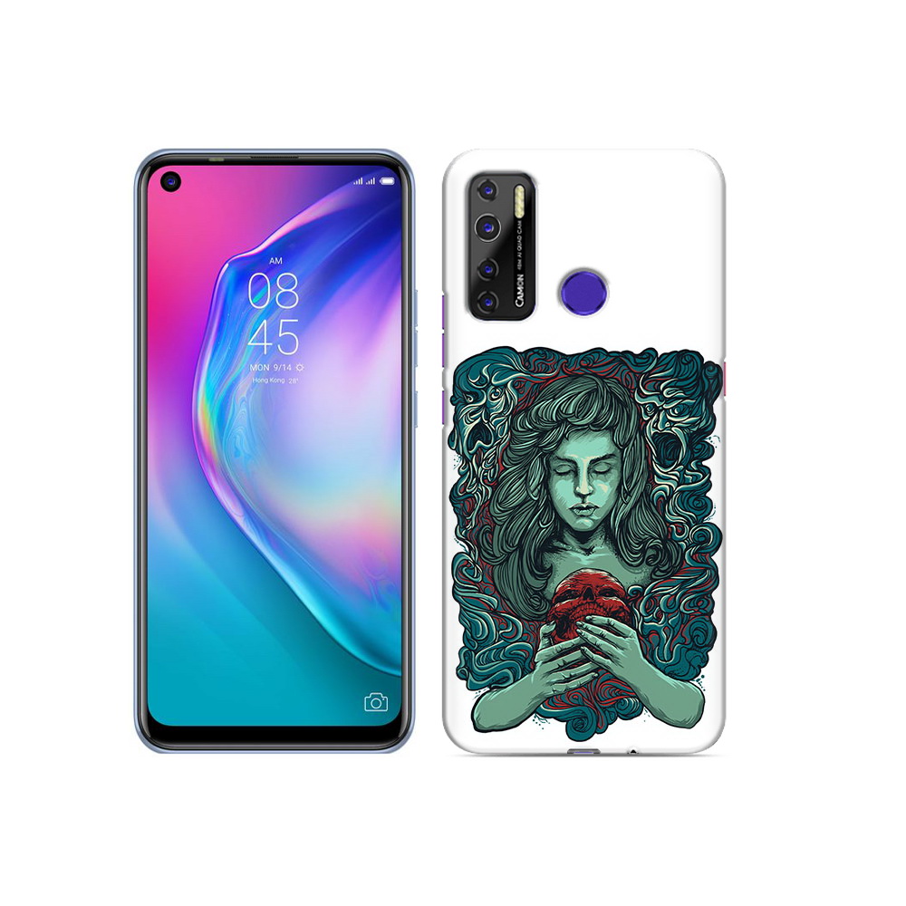 

Чехол MyPads Tocco для Tecno Camon 15 спящая девушка, Прозрачный, Tocco