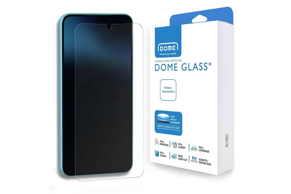 Защитное стекло Whitestone Dome Glass для Galaxy S23+ (1 стекло, без лампы)