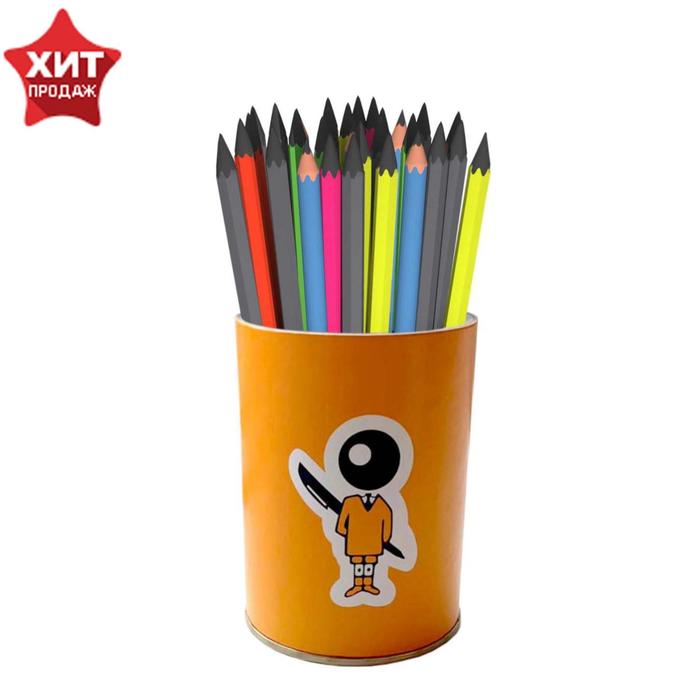 

Карандаш чернографитный HB, BIC Evolution Fluo Triangle Black, заточенный, микс