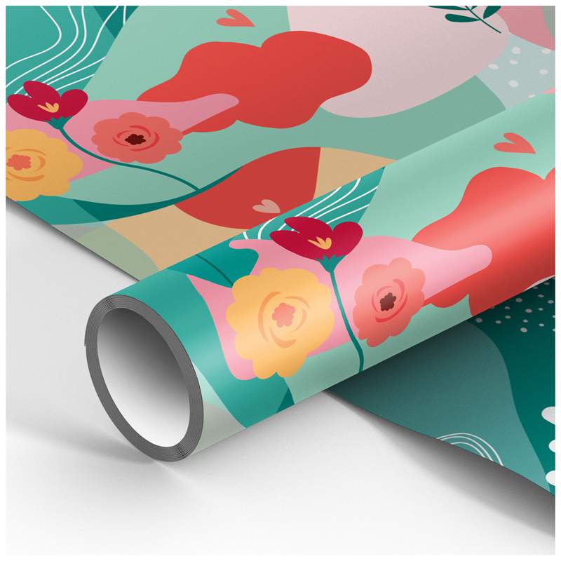 

Упаковочная глянцевая бумага Meshu "Fleur" 325738, 70x100см, 10 штук, Разноцветный