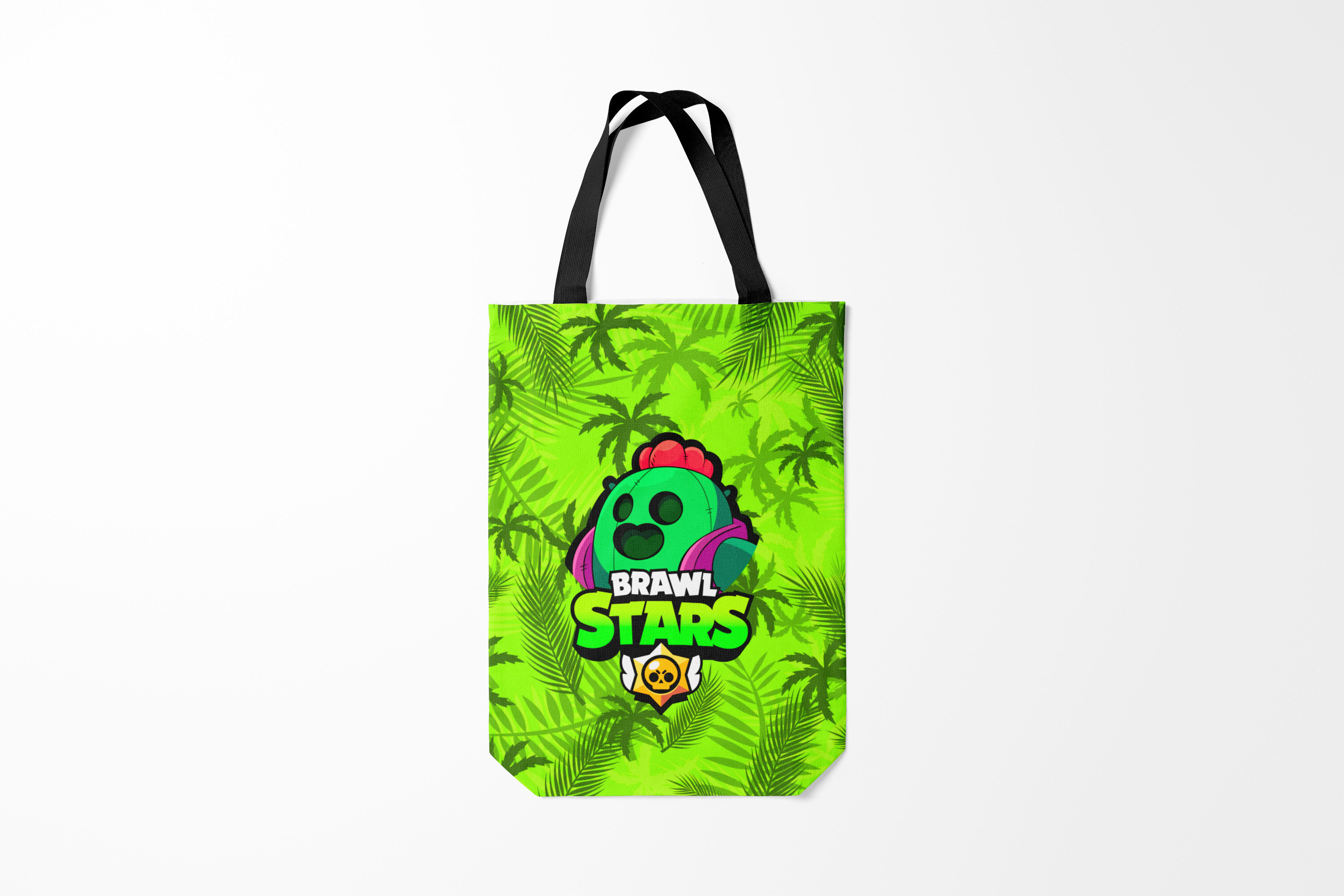 

Сумка шoппер унисекс Burnettie Brawl Stars SPIKE СПАЙК,, Brawl Stars SPIKE СПАЙК