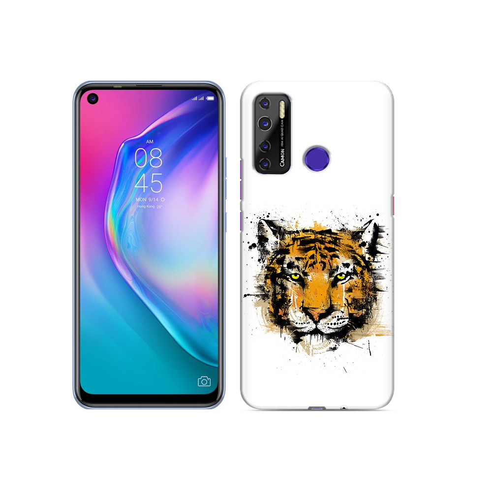 

Чехол MyPads Tocco для Tecno Camon 15 тигруля, Прозрачный, Tocco