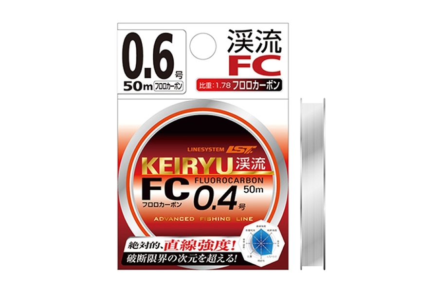 

Флюорокарбон LINESYSTEM Keiryu FC 50m #0,6 (0,128mm)