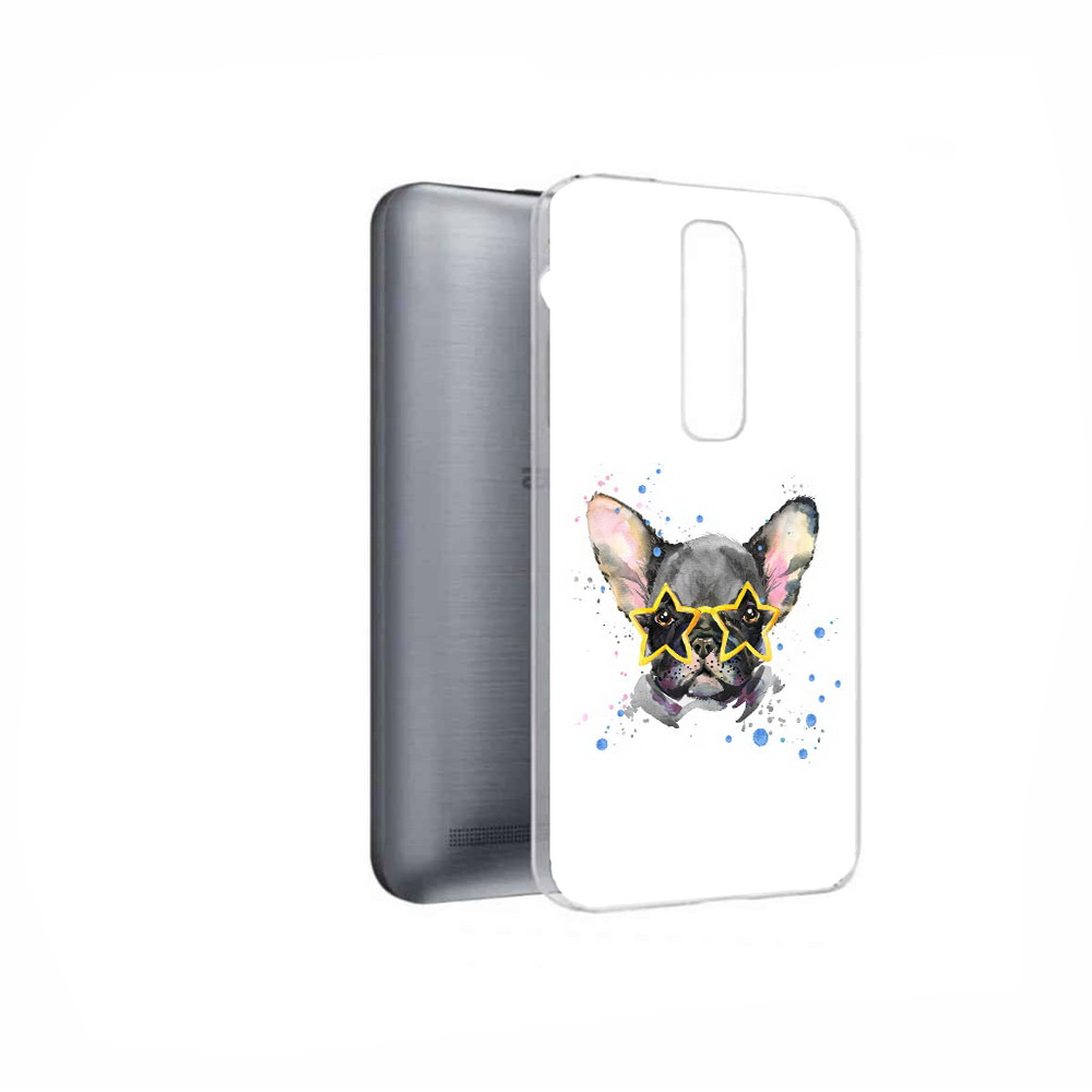 

Чехол MyPads Tocco для Asus ZenFone 2 Laser (ZE601KL) буля в очках, Прозрачный, Tocco