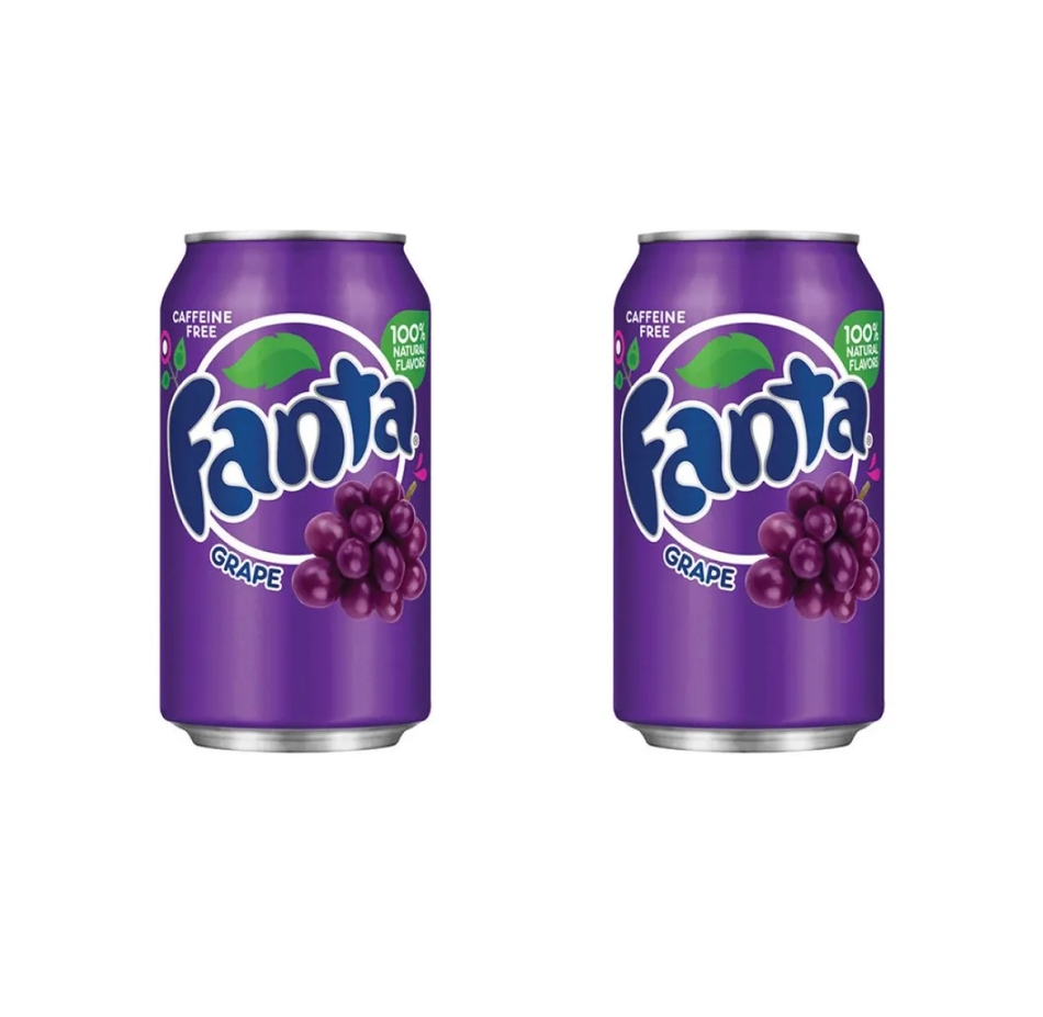 

Газированный напиток Fanta Grape, США 2 шт по 355 мл