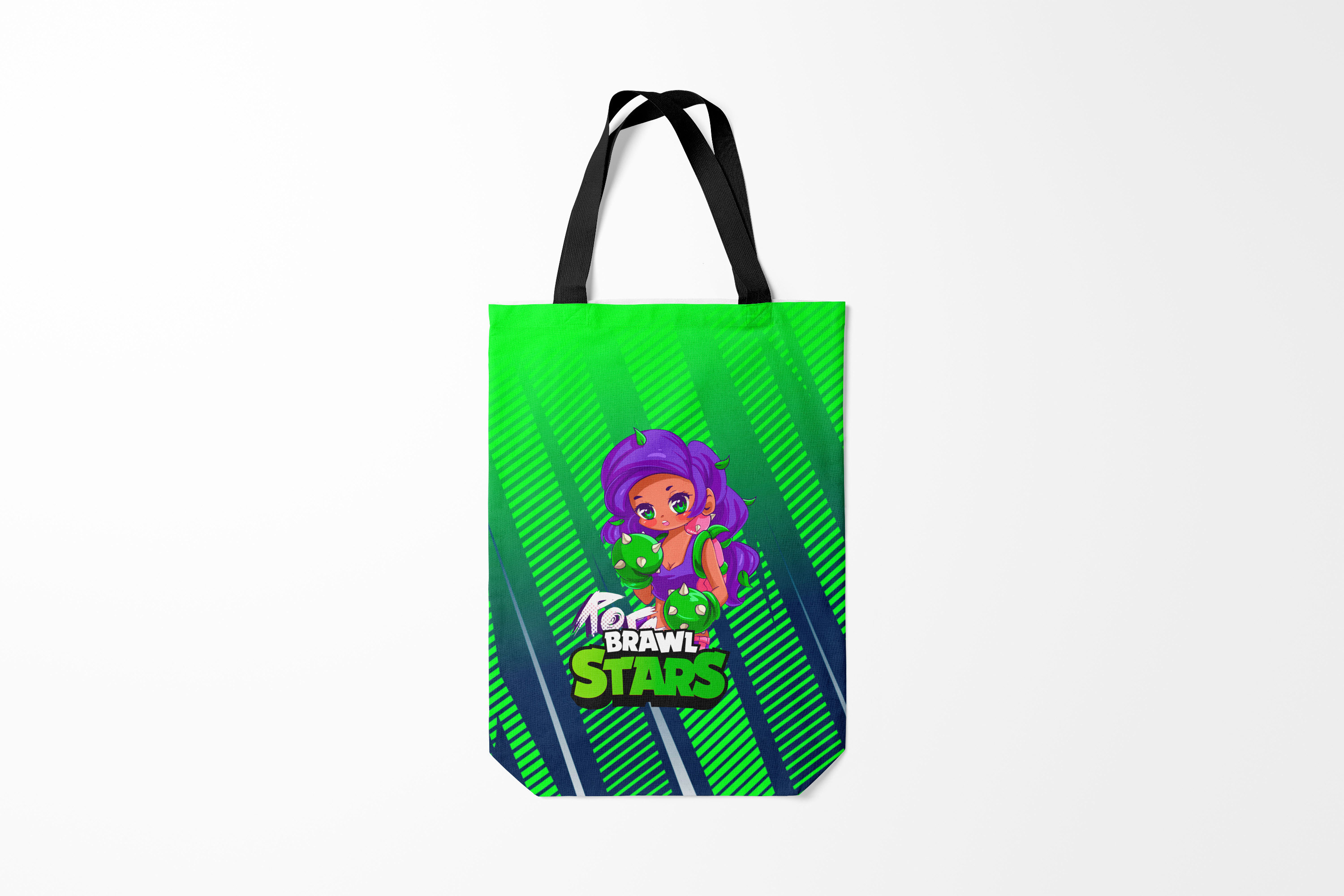 

Сумка шoппер унисекс Burnettie Brawl Stars Rosa,, Brawl Stars Rosa