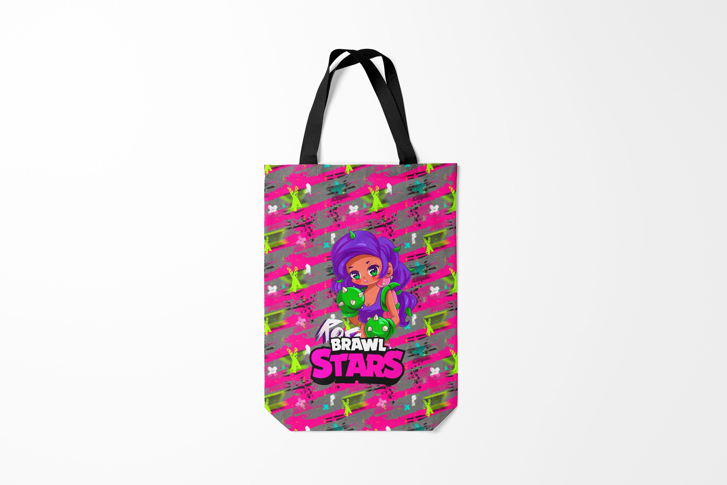 

Сумка шoппер унисекс Burnettie Brawl Stars Rosa,, Brawl Stars Rosa