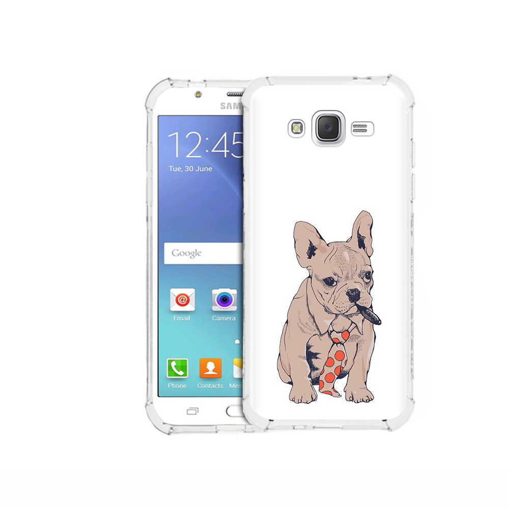 

Чехол MyPads Tocco для Samsung Galaxy J5 (2015) бульдог с сигарой (PT15272.579.250), Прозрачный, Tocco
