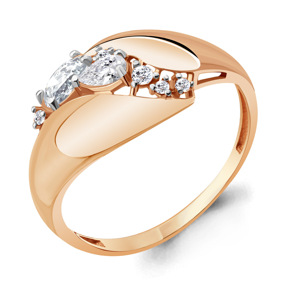 

Кольцо из золота р. 19,5 AQUAMARINE 64780А_585_кз, 64780А_585_кз