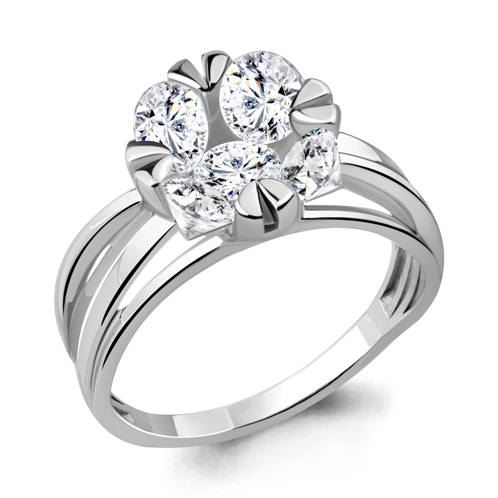 

Кольцо из серебра р. 17 AQUAMARINE 68581А_925_р, 68581А_925_р