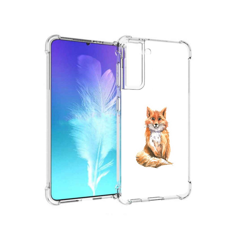

Чехол MyPads Tocco для Samsung Galaxy S21 детская лиса (PT157088.510.320), Прозрачный, Tocco
