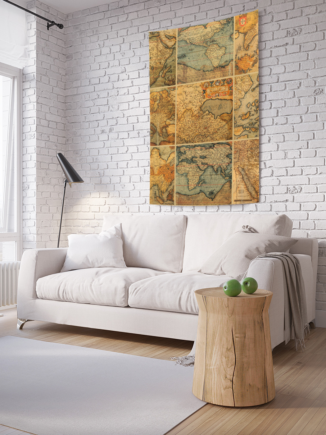 

Вертикальное фотопанно на стену JoyArty Дорожная карта 100x150 см, Дорожная карта